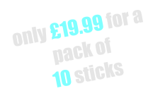 only £19.99 for a pack of  10 sticks